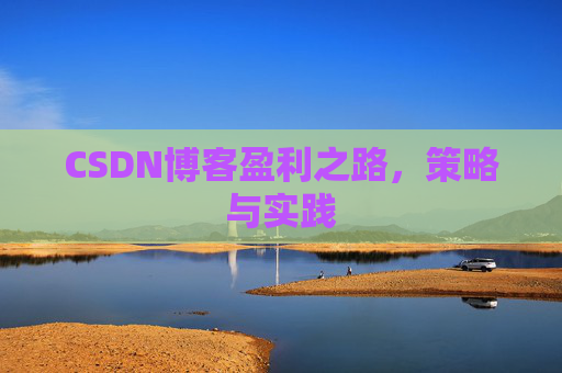 CSDN博客盈利之路，策略与实践